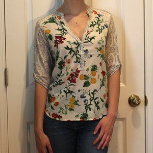 Flower print shirt